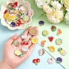 Summer Fruit Theme Polyester Embroidery Cloth Self Adhesive Patches PATC-WH0001-124-3