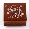 Wood DIY Stamps DIY-WH0246-24H-3