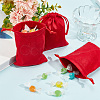 DELORIGIN 12Pcs Velvet Cloth Drawstring Bags TP-DR0001-01C-01-4