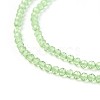 Transparent Glass Beads Strands GLAA-F094-A20-3