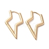 Brass Hoop Earrings EJEW-C073-30KCG-1