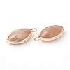 Natural Sunstone Pendants G-B009-01G-C-2