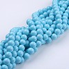 Glass Pearl Beads Strands HY-12D-B60-3