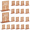 Rectangle Wooden Vertical Sign Holders ODIS-WH0057-01-1