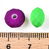 Spray Painted Acrylic Beads ACRP-N003-05-3