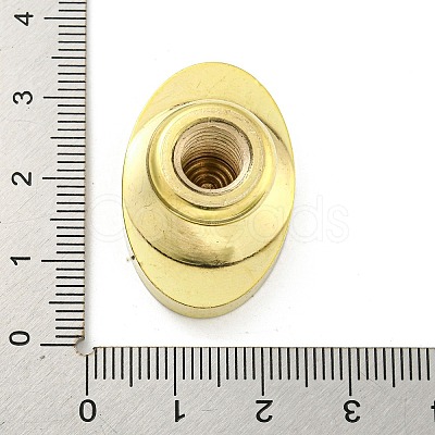 Golden Tone Wax Seal Brass Stamp Head AJEW-G056-03C-1