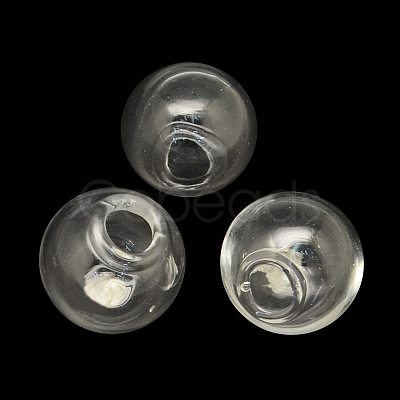 Round Handmade Blown Glass Globe Ball Bottles X-BLOW-R002-16mm-1