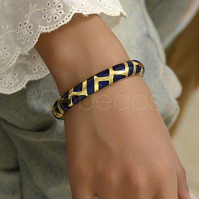 Enamel Stripe Bangle SJ8593-4-1