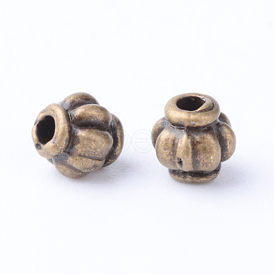 Tibetan Style Alloy Spacer Beads X-TIBE-Q063-55AB-NR-1