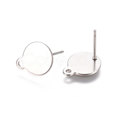 Non-Tarnish 304 Stainless Steel Ear Stud Components STAS-I120-17B-P-1