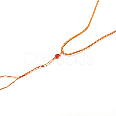 Nylon Pendant Cord Loops NWIR-WH0012-02D-1