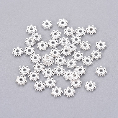 Tibetan Style Alloy Daisy Spacer Beads K08SK022-01S-1