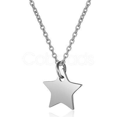 Non-Tarnish 201 Stainless Steel Pendants Necklaces NJEW-S069-TN138-1-1