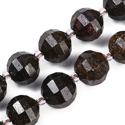 Natural Bronzite Beads Strands G-G182-B05-05-1