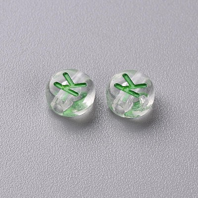 Transparent Clear Acrylic Beads MACR-N008-44B-1