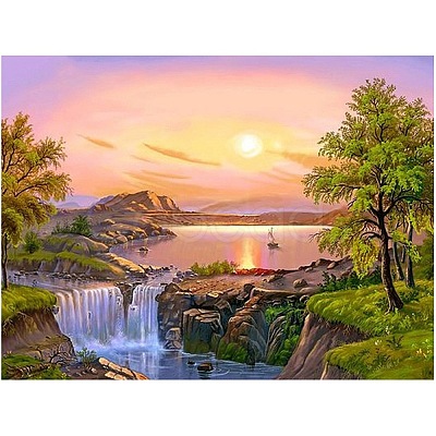 Scenery DIY Diamond Painting Kit PW-WG92649-05-1