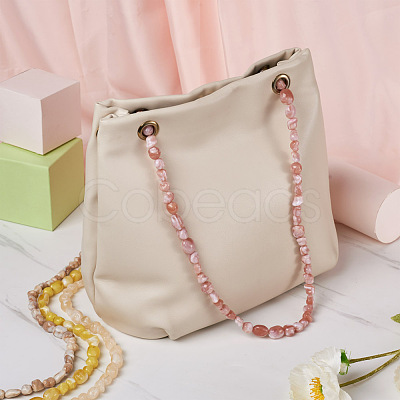 Givenny-EU 4Pcs 4 Colors Acrylic Beads Bag Strap FIND-GN0001-06-1