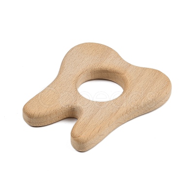 Natural Beech Wooden Baby Teething Toys WOOD-U003-07-1