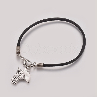 Unisex Charm Bracelets BJEW-JB04753-07-1