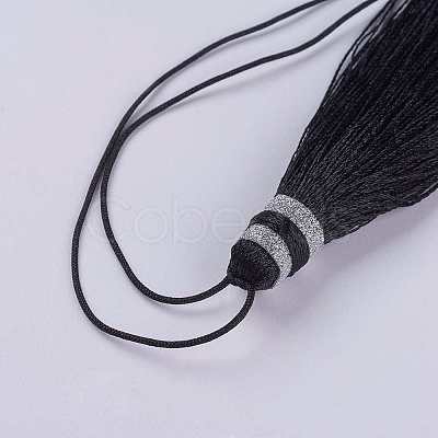 Nylon Thread Tassel Big Pendant Decorations NWIR-K019-A22-1