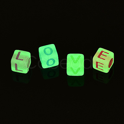 Luminous Transparent Acrylic Beads X-LACR-N001-59-1