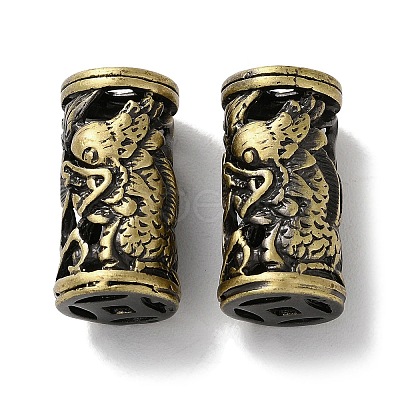 Tibetan Style Brass Beads KK-M284-24AB-1