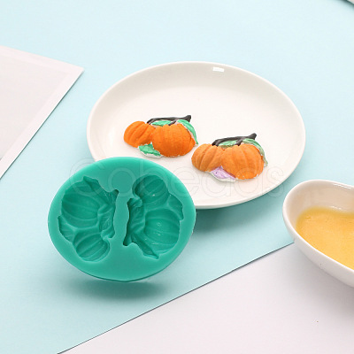 Pumpkin Shape DIY Food Grade Silicone Molds DIY-J007-01A-1