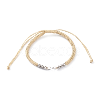 Adjustable Braided Polyester Cord Bracelet Making AJEW-JB00849-06-1