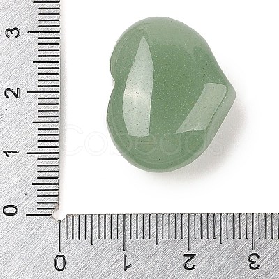 Natural Green Aventurine Love Heart Stone G-I367-02C-1