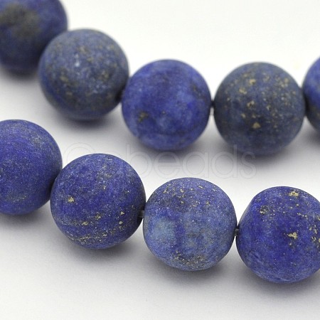 Natural Lapis Lazuli Round Beads Strands X-G-D660-6mm-1