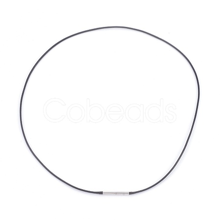 Waxed Cord Necklace Making MAK-E665-04B-1