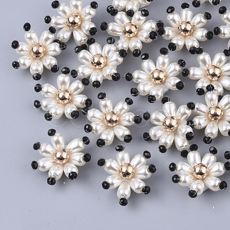 ABS Plastic Imitation Pearl Cabochons FIND-S321-02A-1