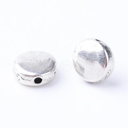 Tibetan Style Alloy Beads TIBE-Q063-123AS-RS-1