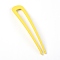 Zinc Alloy Hair Fork, Yellow, 100x19.5x2mm