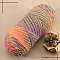 5-Ply Milk Cotton Knitting Acrylic Fiber Yarn, for Weaving, Knitting & Crochet, Colorful, 2.5mm