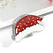 Christmas Glitter Acrylic Claw Hair Clips, for Women Girl, Hat, 38x43mm