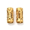 Ion Plating(IP) Hollow 304 Stainless Steel Beads, Column, Golden, 8x4mm, Hole: 3mm