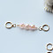 Acrylic Bag Extender Chain, with Zinc Alloy Spring Gate Rings, Bag Straps Replacement Accessories, PeachPuff, 16cm