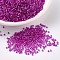 MIYUKI Delica Beads, Cylinder, Japanese Seed Beads, 11/0, (DB1340) Dyed Silver Lined Fuchsia, 1.3x1.6mm, Hole: 0.8mm, about 2000pcs/10g