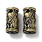 Tibetan Style Brass Beads, Cadmium Free & Lead Free, Column, Antique Bronze, 24.5x12.5mm, Hole: 3x3mm