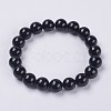 Natural Jade Beaded Stretch Bracelet BJEW-P213-06-8mm-1