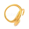 Ion Plating(IP) 304 Stainless Steel Ring Cuff Finger Rings for Women RJEW-S414-53B-G-1