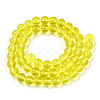 Transparent Glass Beads Strands X-GLAA-T032-T8mm-12-3