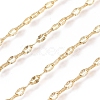 3.28 Feet Ion Plating(IP) 304 Stainless Steel Textured Dapped Chains X-CHS-D004-02G-3