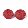 Handmade Woven Beads WOVE-T006-137D-2