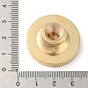 Golden Tone Round Brass Stamp Heads AJEW-H149-05G-01-4