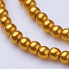 Glass Pearl Beads Strands X-HY-3D-B74-2