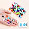 CHGCRAFT 84Pcs 14 Colors Silicone Beads SIL-CA0001-26-2