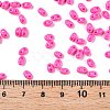 Baking Paint Glass Seed Beads SEED-T006-03Q-4