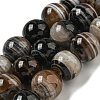 Natural Banded Agate Beads Strands G-NH0023-B01-01-1